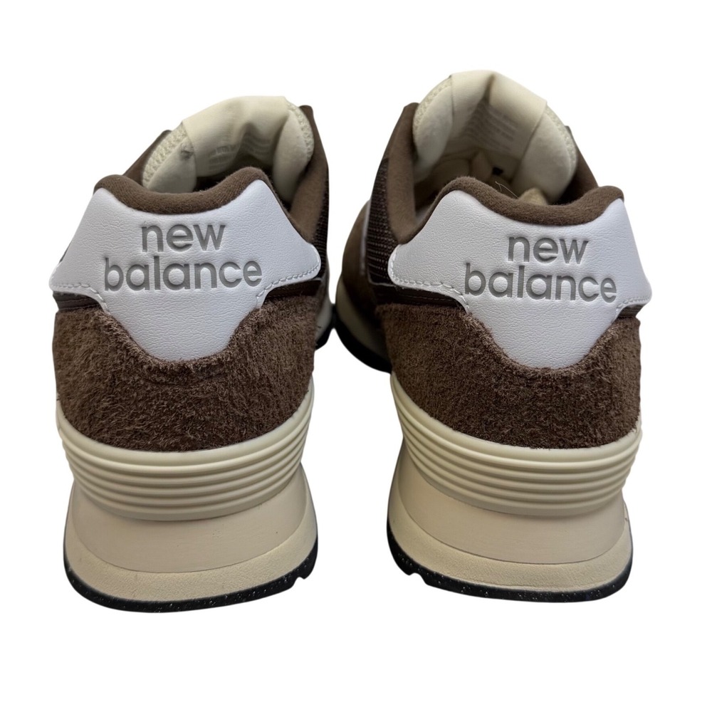 NIB Anthropologie New Balance 574 Sneakers Suede Mushroom Brown M7/W8.5 Retro - Picture 6 of 10